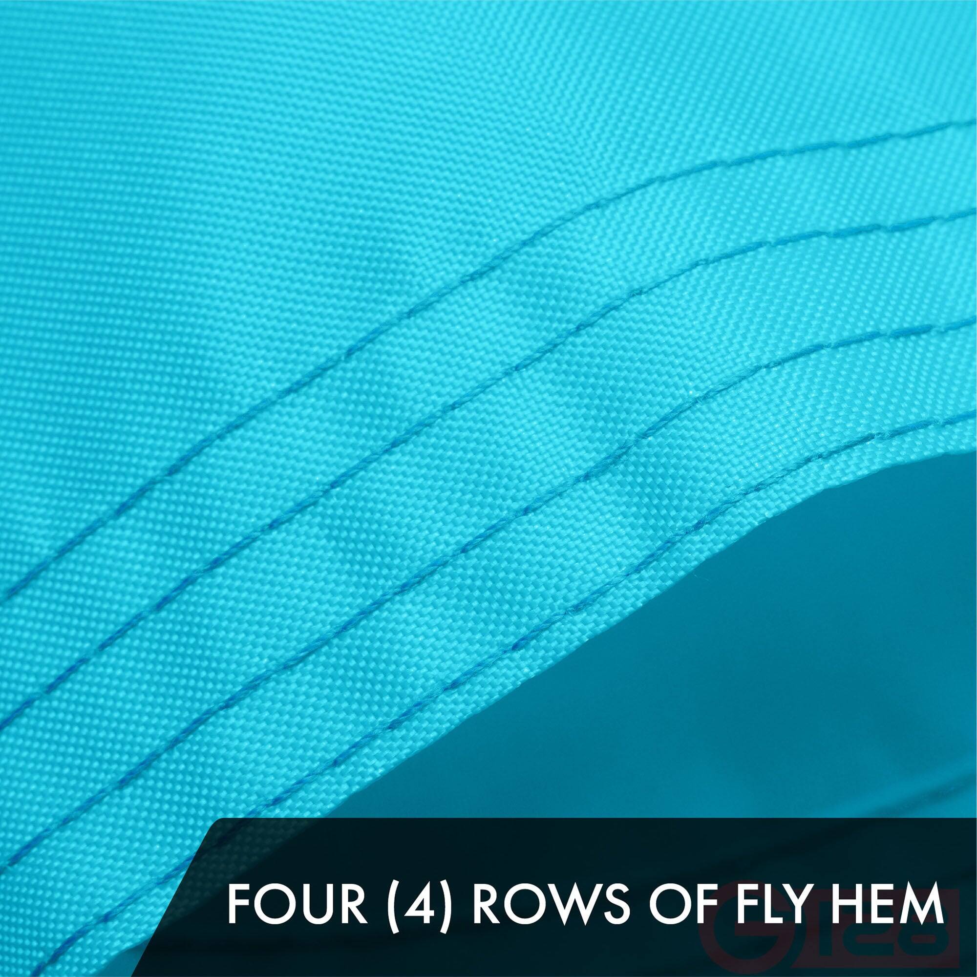 FOUR (4) ROWS OF FLY HEM