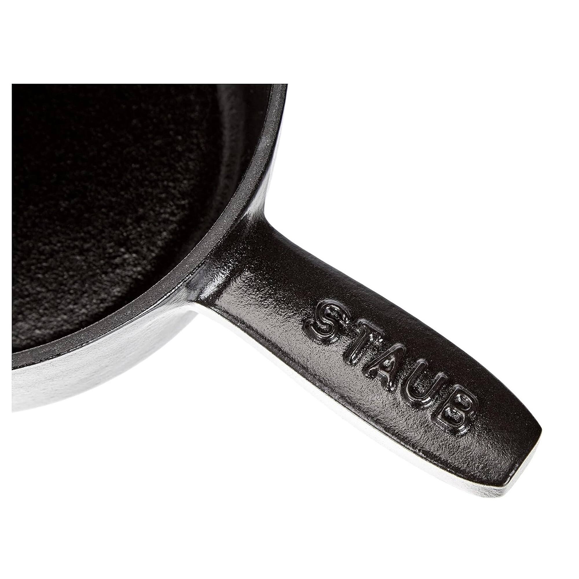 Alt View 4. Staub - Staub Cast Iron 12-oz Mini Cheese Fondue Pot - Matte Black - Matte Black.