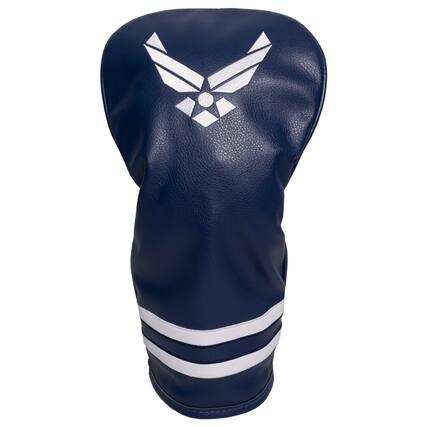 Front. Team Golf - Air Force Falcons Vintage Driver Head Cover - Multicolor.