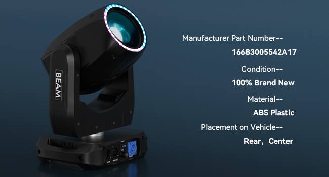 Manufacturer Part Number-- 16683005542A17  
Condition-- 100% Brand New  
Material-- ABS Plastic  
Placement on Vehicle-- Rear, Center