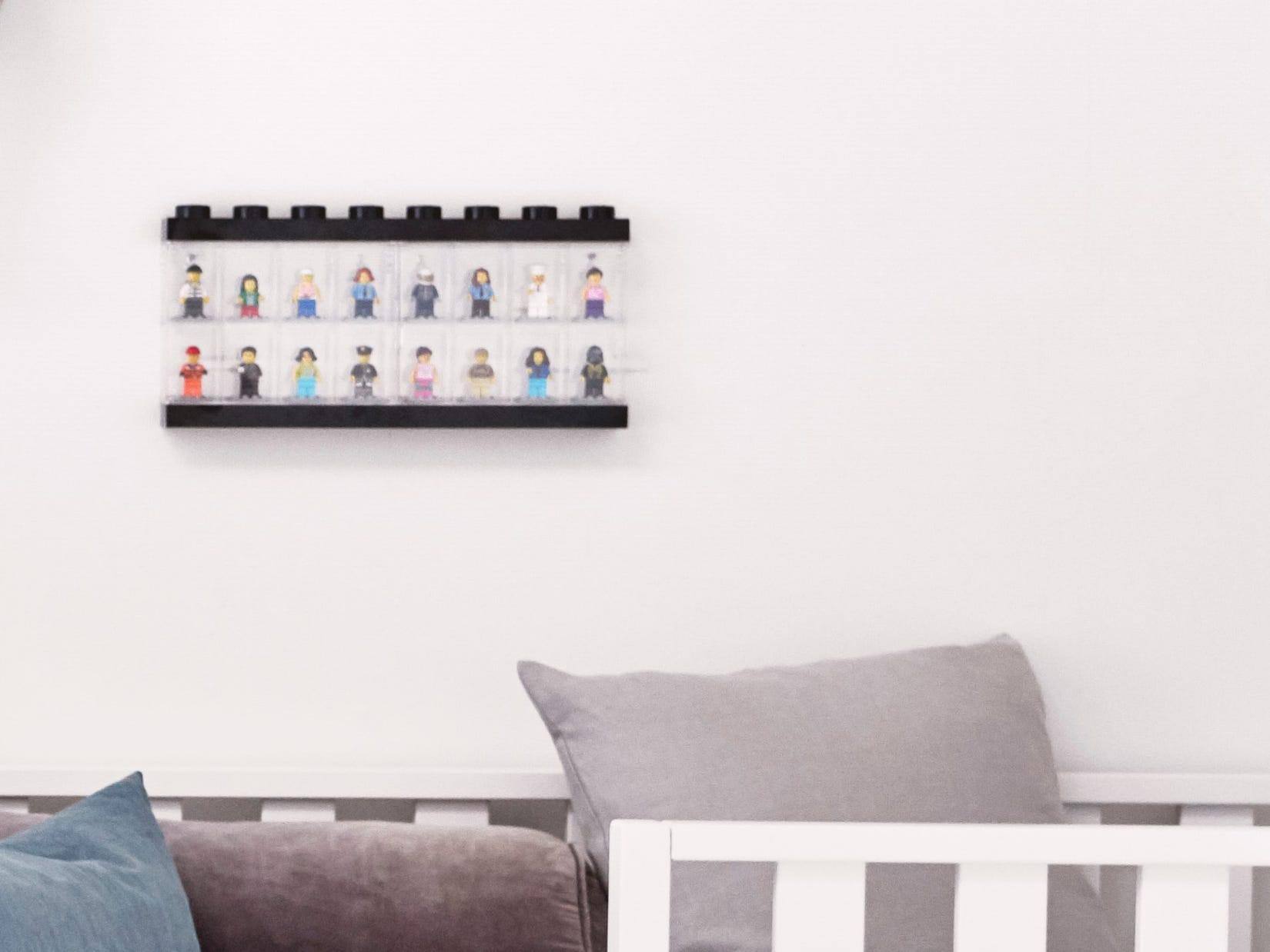 Alt View 10. Room Copenhagen - Room Copenhagen - Storage  Minifigure Display Case 16, in Grey   - Collectibles - Multicolor.