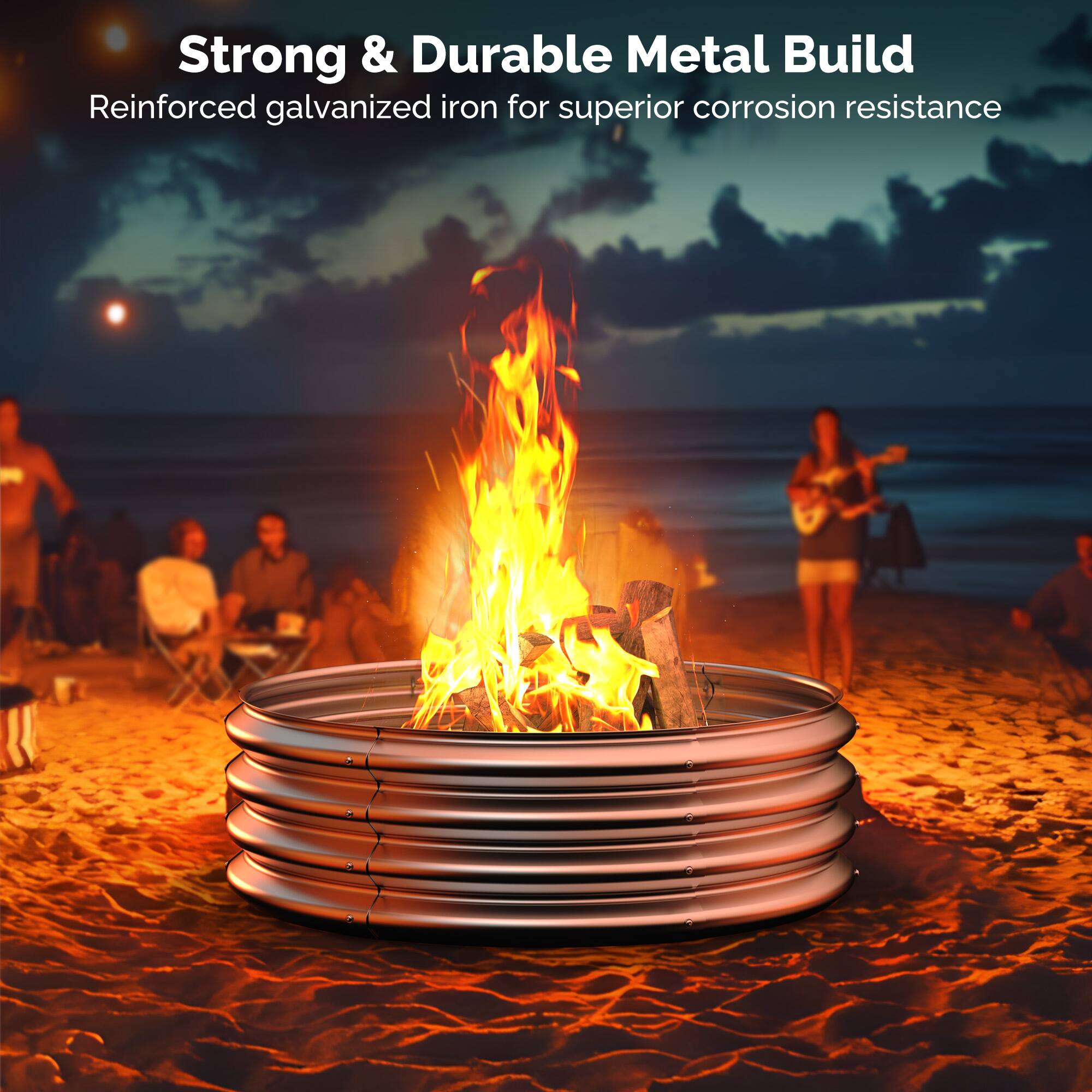 Strong & Durable Metal Build  
Reinforced galvanized iron for superior corrosion resistance