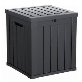 Chic Crate - 50-Gal Plastic Deck Box - Black