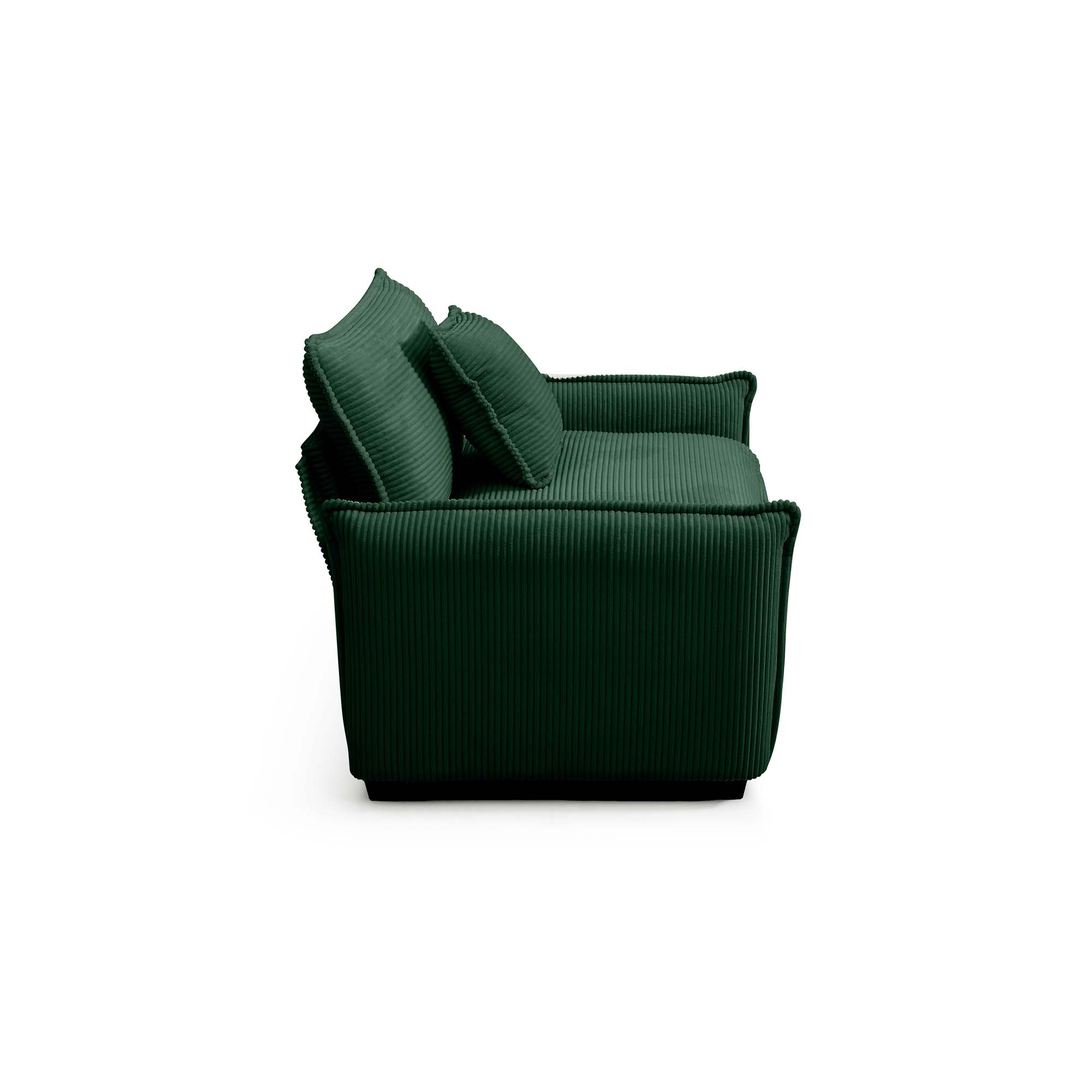 Alt View 4. LOVMOR - Single Seat Corduroy Sofa Set Easy Assembly Memory Foam For Living Room Bedroom Home Theater Soft Textured Den - Green.