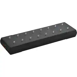 COAST® ZXCS16 16-Prong USB-C Port Charger for Coast Zithion-X AA & AAA Rechargeable batteries, Wall-Mountable - Black