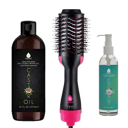 PURSONIC COLD PRESSED 100% PURE CASTOR OIL (100% Ricinus communis) CASTOR OIL 16 FL OZ (473ml)
PURSONIC 20% PURE NATURAL FRACTIONATED COCONUT OIL 8 FL OZ (230ml)