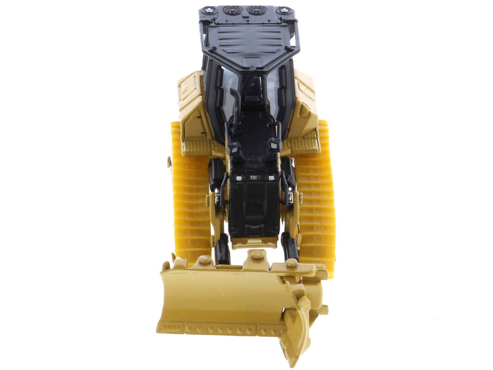 Alt View 5. Diecast Masters - CAT Caterpillar D5 Track-Type Dozer Yellow w/Fine Grading Undercarriage & Blade 1/87 (HO) Scale Model by Diecast Masters.