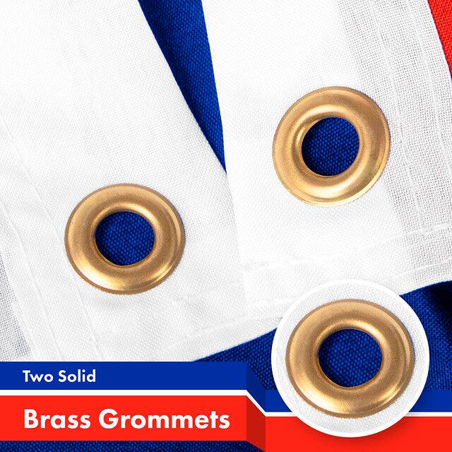 Two Solid Brass Grommets