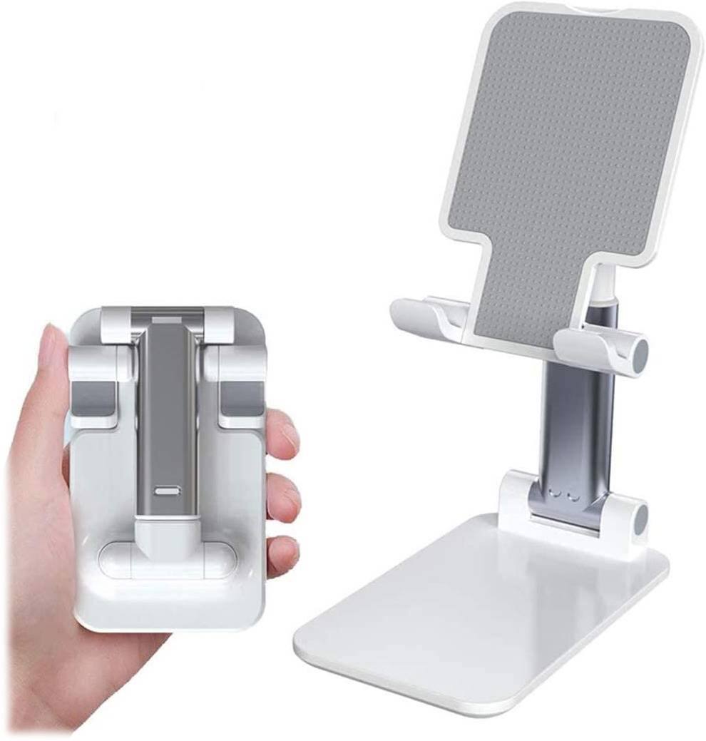 Alt View 14. SaharaCase - Foldable Stand for Most Cell Phones and Tablets up to 10" - White.