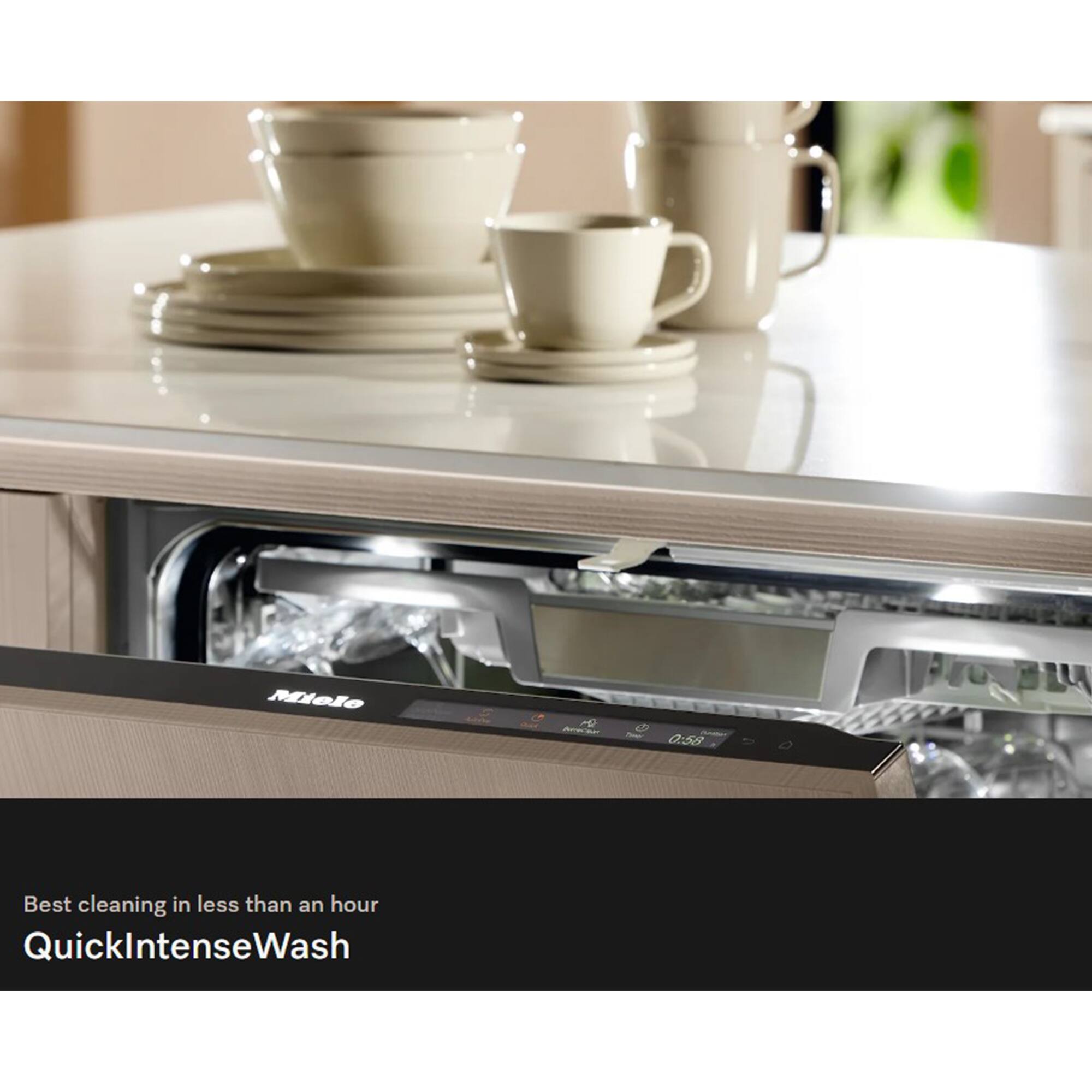 Miele M 0:58 Best cleaning in less than an hour QuickIntenseWash