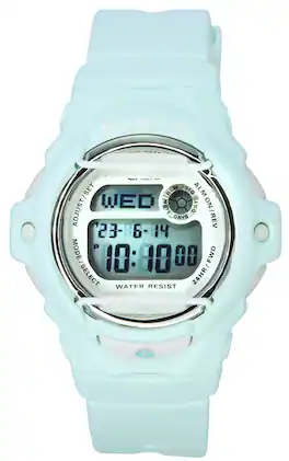 Casio - Baby-G Digital Pastel Green Resin Strap Quartz BG-169U-3 200M Women's Watch - White