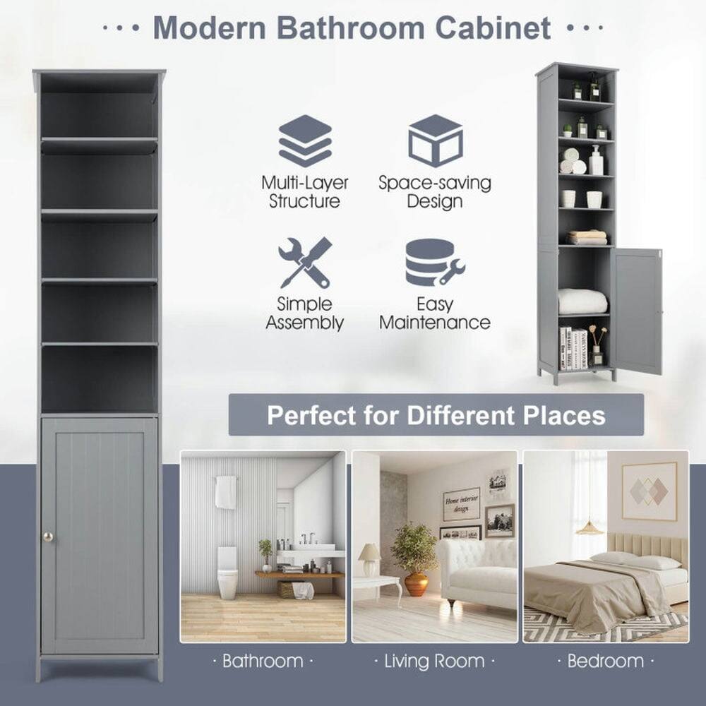 Modern Bathroom Cabinet

Multi-Layer Structure  
Space-saving Design  
Simple Assembly  
Easy Maintenance  

Perfect for Different Places  
Bathroom  
Living Room  
Bedroom