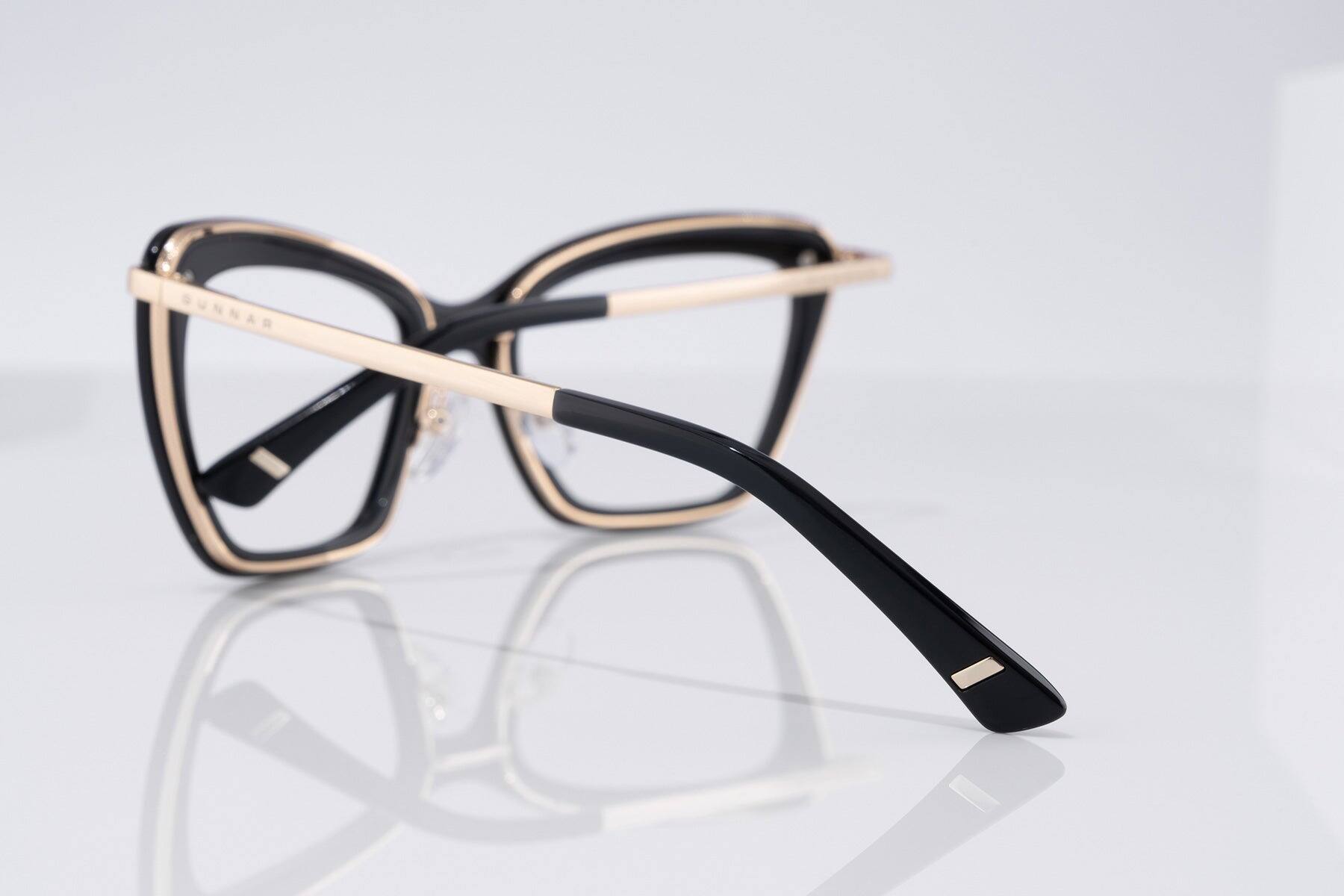 Alt View 7. GUNNAR - GUNNAR Womens Computer Glasses  -  Anna, Onyx, Clear Lens - Blue Light Blocking, Releive Dry Eye, Anti Glare - Onyx.