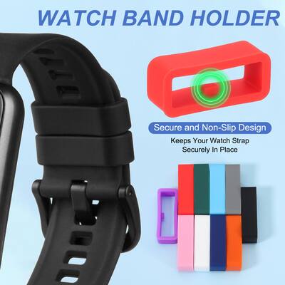 SUPERFINDINGS 14Pcs 7 Maten Lederen Horloge Band Keeper SUPERFINDINGS 14Pcs 7 Maten Lederen Horloge Band Keeper