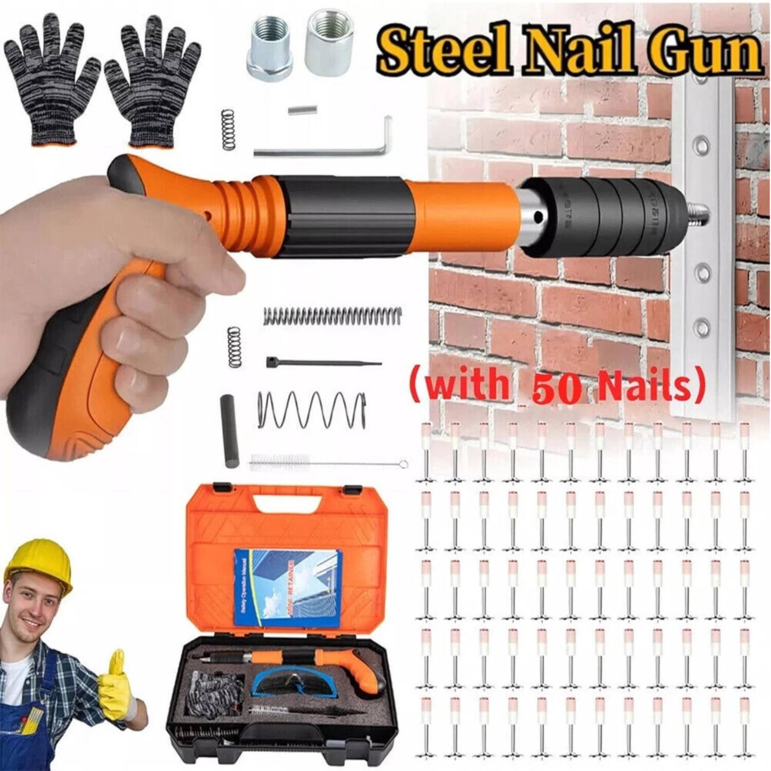 Steel Nail Gun  
(with 50 Nails)