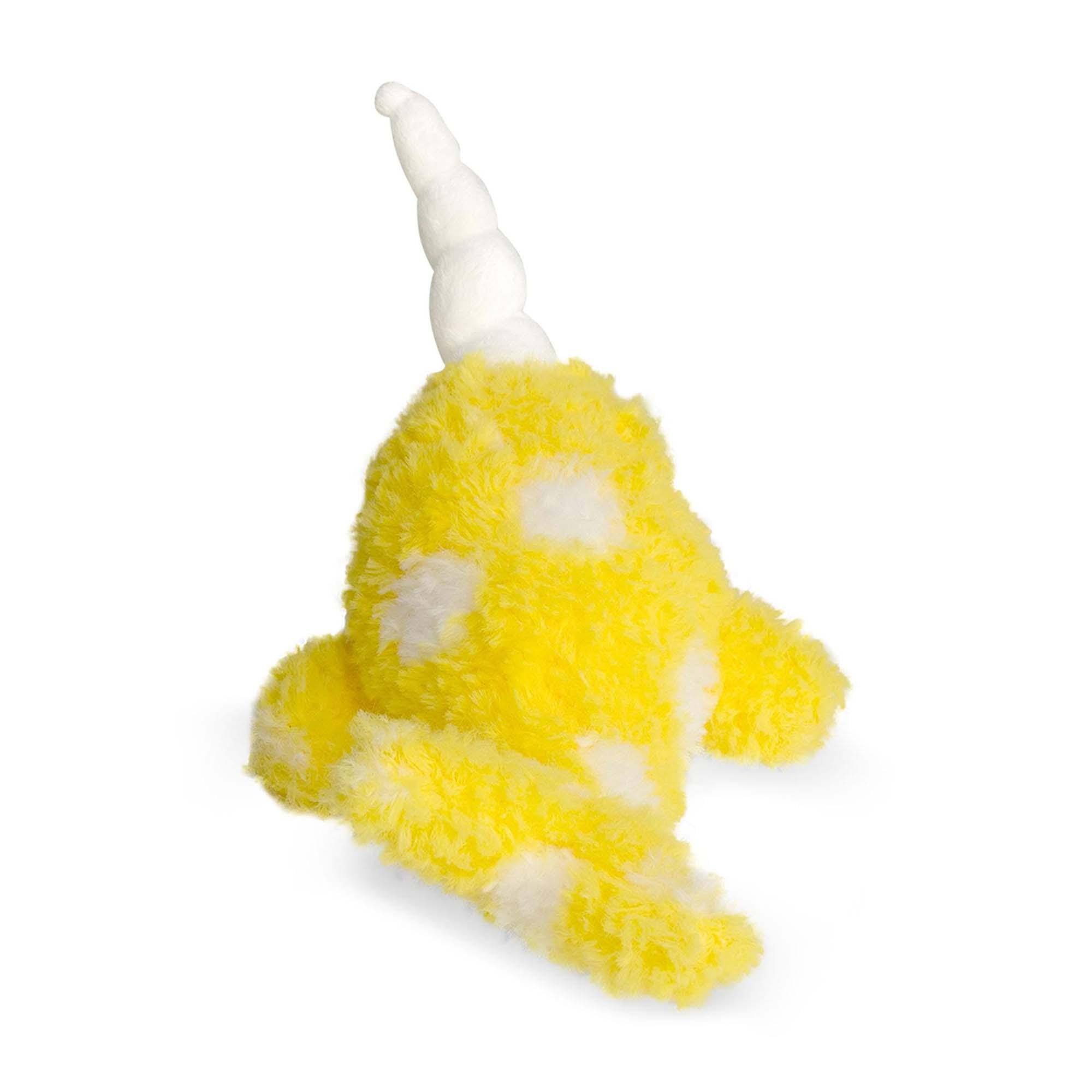 Alt View 10. Kellytoy - Cute & Cuddly Narwhal 6 Inch Plush | Yellow - Yellow.