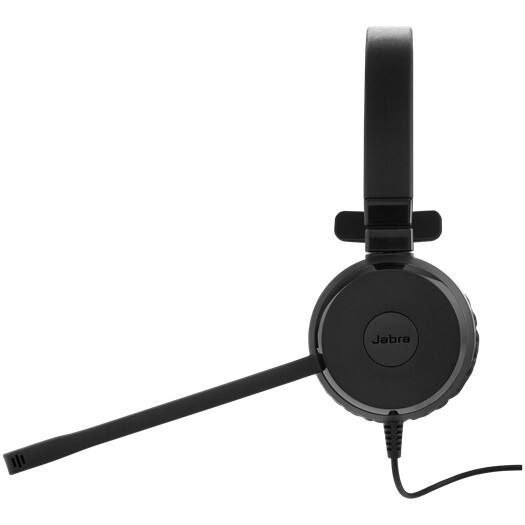 Back. Jabra - Jabra Evolve 30 II Headset - Stereo - Mini-phone (3.5mm) - Wired - Over-the-head - Binaural - Circumaural - 3.94 ft - Red.