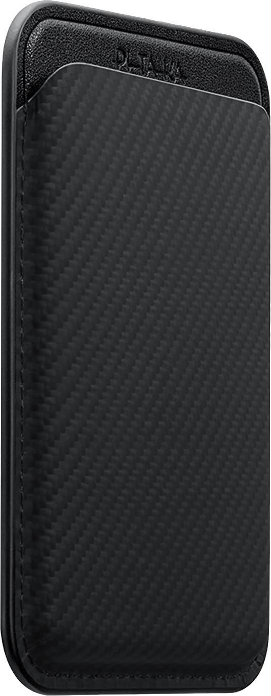 Angle. Pitaka - Magnetic Woven Wallet - Black.
