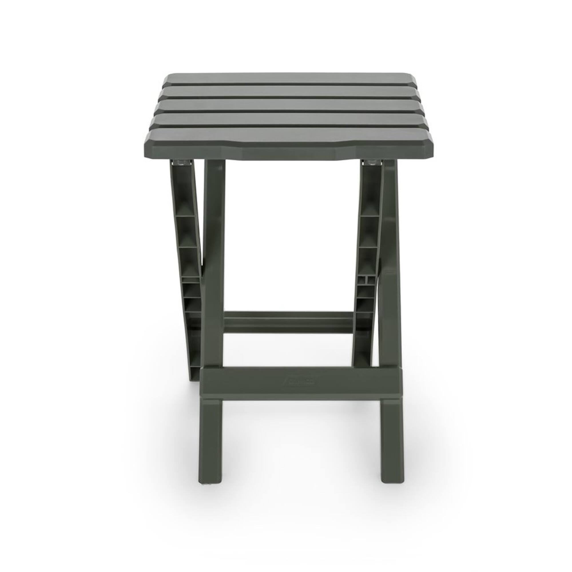 Alt View 10. Camco - Camco Adirondack Portable Outdoor Camping Small Plastic Folding Side Table, Sage - Sage.