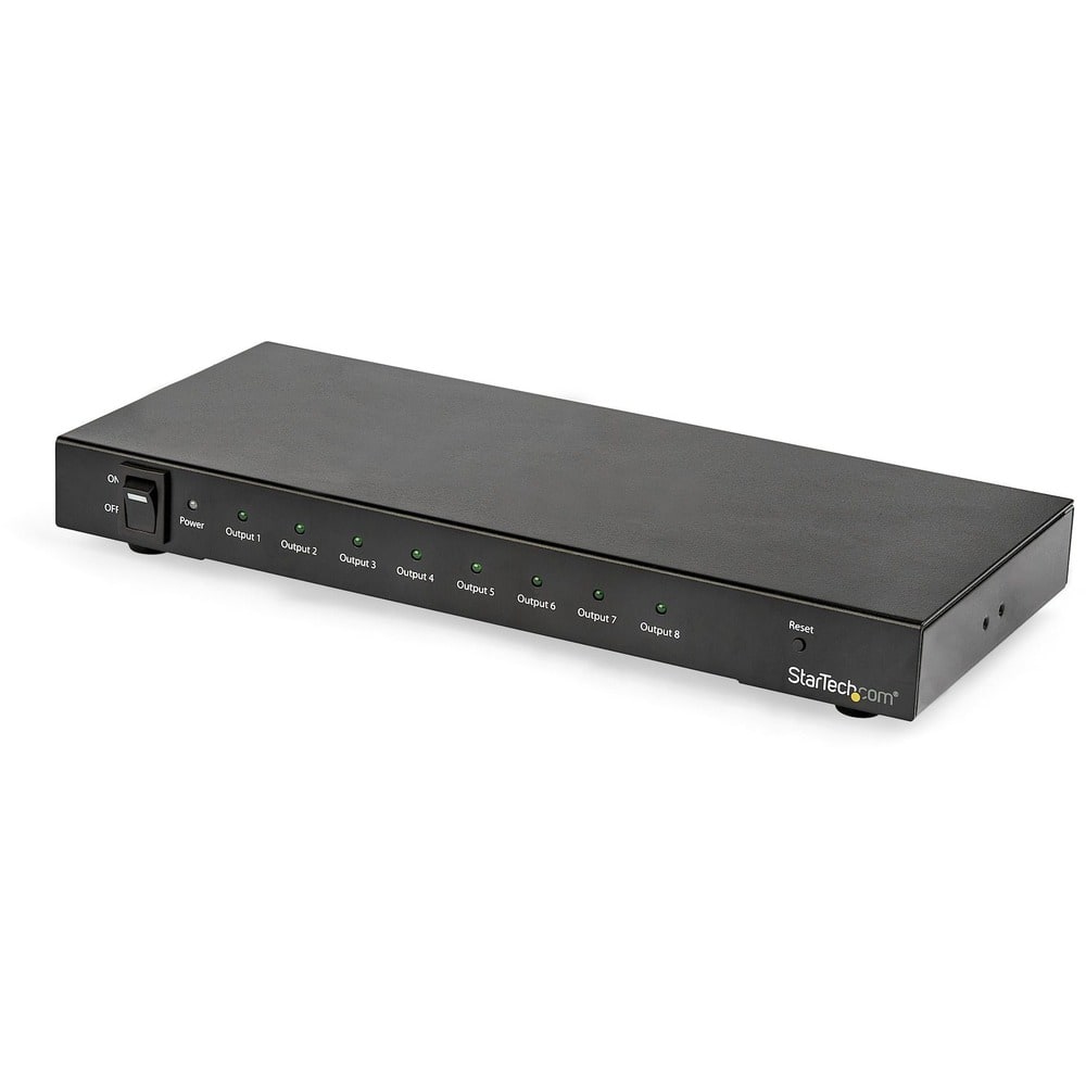 StarTech.com - 8-Port 4K 60Hz HDMI Splitter - HDR Support - HDMI 2.0 Splitter - 7.1 Surround Sound Audio