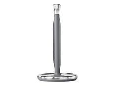 Front. OXO - Good Grips Manual Kitchen Paper Towel Holder - Gray/Silver.