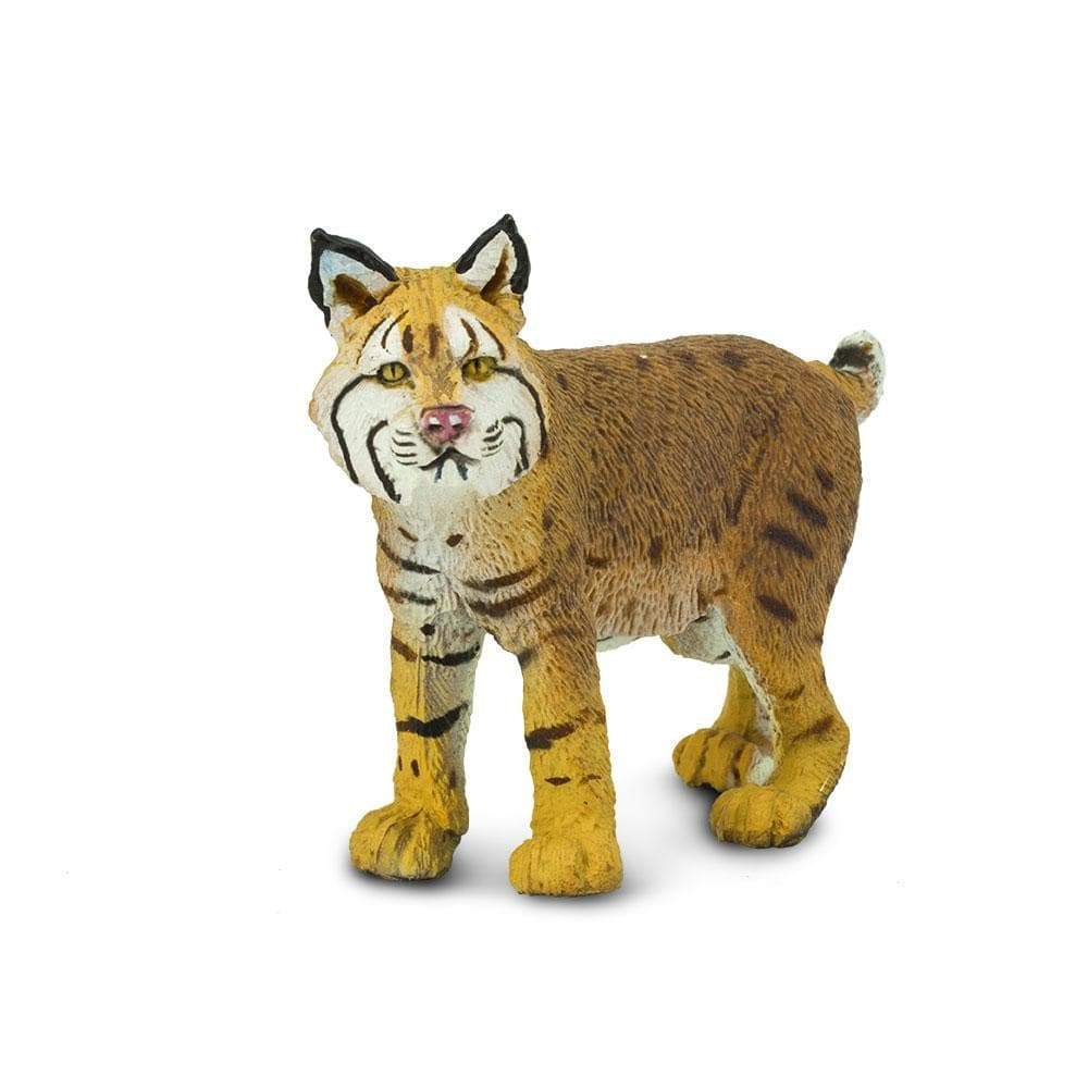 Angle. Safari Ltd. - Bobcat Toy Figurine.