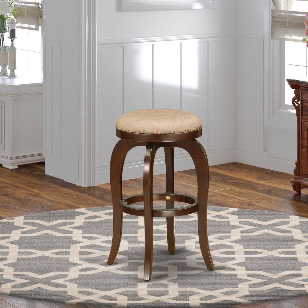 Left. East West Furniture - Barstools Mocha - Brown.