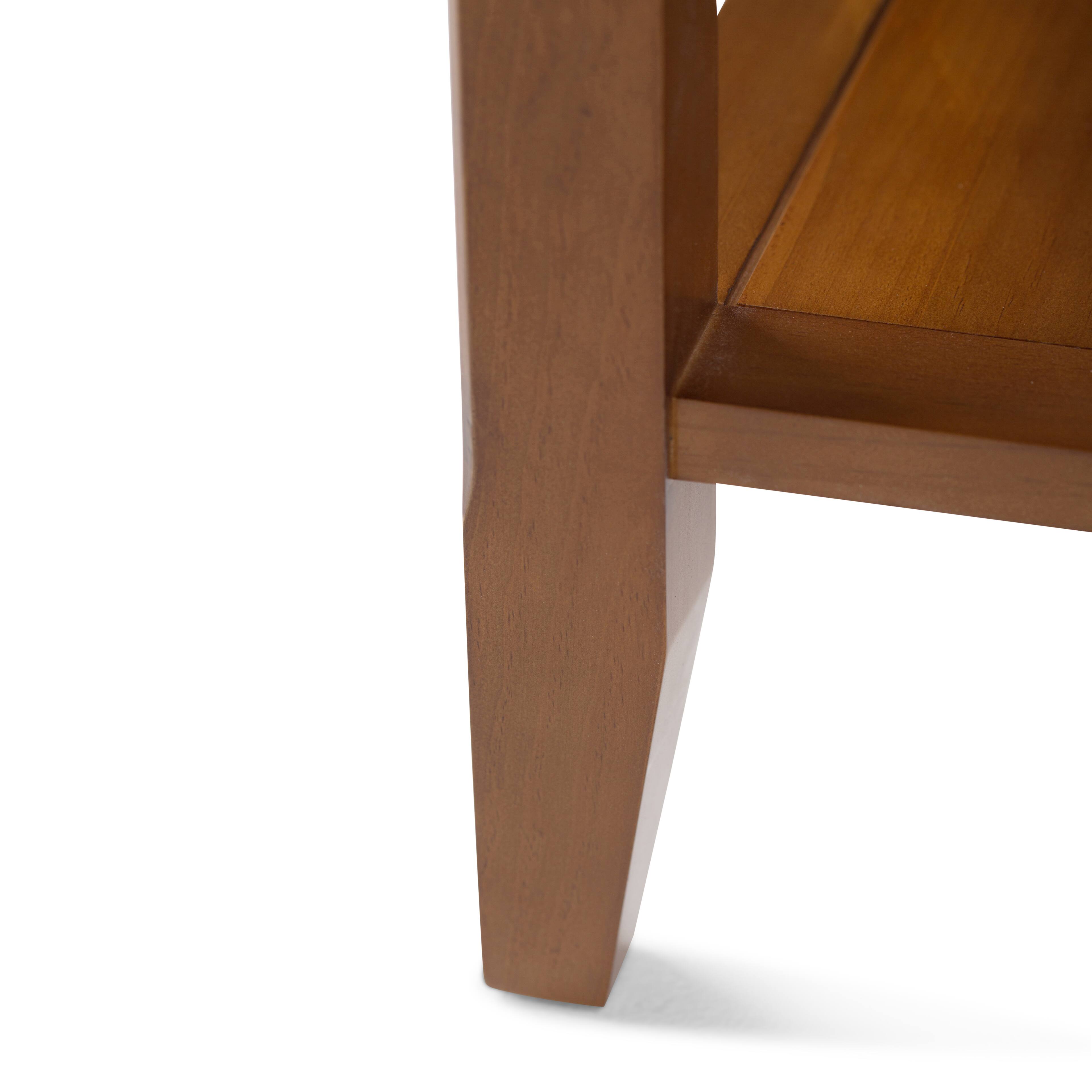 Alt View 12. Simpli Home - Acadian End Table - Light Golden Brown.