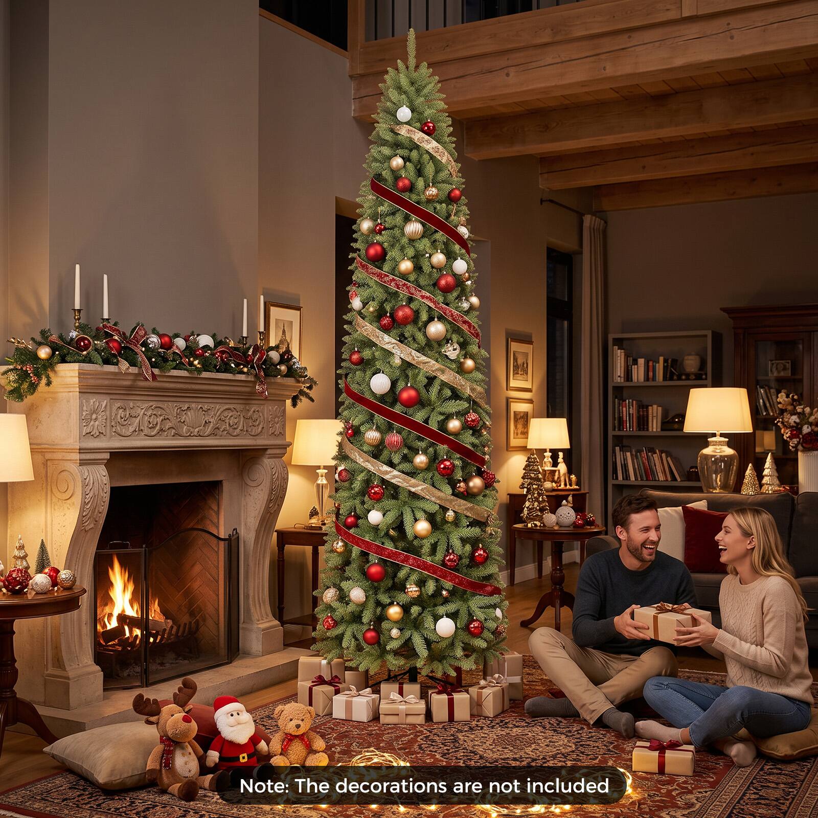 Note: The decorations are not included