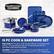 GRANITESTONE DIAMOND 15 PC COOK & BAKEWARE SET
10 pc Cook: 8.5" fry pan, 10.25" fry pan with lid, 1.5 qt sauce pan with lid, 2.5 qt sauce pan with lid, 5.0 qt stock pot with lid, Stainless steel steamer basket.
5 pc Bake: 9.5" square baking pan, 12-cup muffin pan, 9.5" round baking pan, 5" x 7" loaf pan, and 17.7" x 12.7" cookie tray.