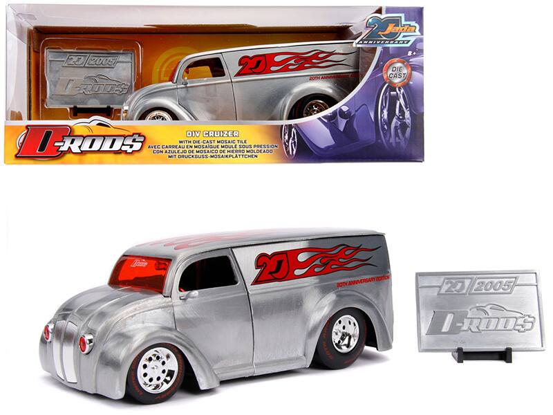 "Div Cruizer Van Metal Raw ""D-Rods"" ""Jada 20th Anniversary"" 1/24 Diecast Model Car by Jada" price history on PriceWatchPro