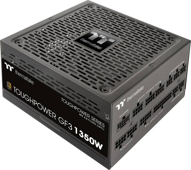 Thermaltake - Toughpower GF3 1350W 80 PLUS Gold PCIe Gen 5 ATX 3.0 Ready Fully Modular Power Supply - Black