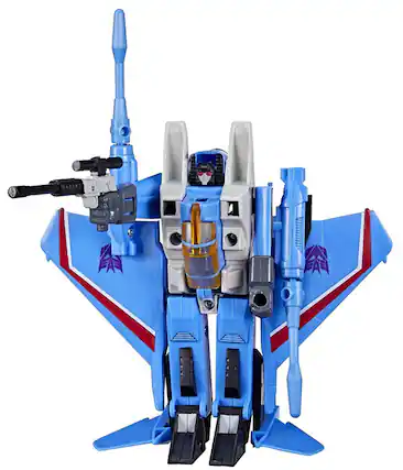 Front. Transformers - Transformers G1 Thundercracker | Transformers G1 Reissues - Blue.
