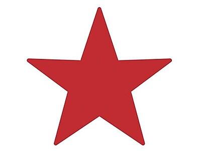 Alt View 1. Accu-Stamp - Star Round Pre-inked Stamp, Red Ink, 5/8" - Black/White.