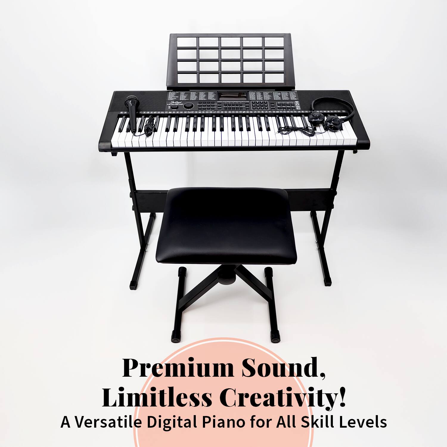 Premium Sound, Limitless Creativity!  
A Versatile Digital Piano for All Skill Levels