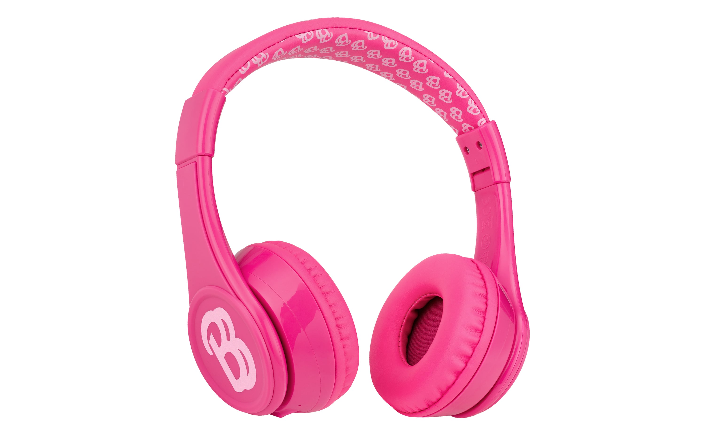Front. eKids - eKids Barbie Bluetooth Headphones for Kids, Wireless Headphones for School, Home, or Travel - Pink.