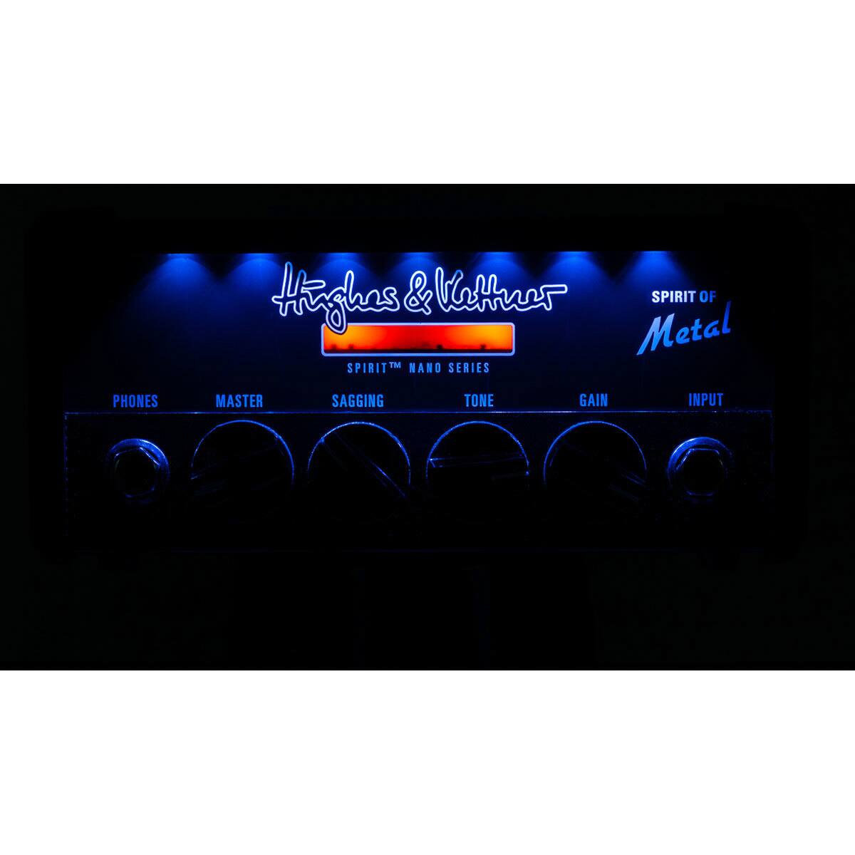 PHONES  
MASTER  
SAGGING  
TONE  
GAIN  
INPUT  

SPIRIT OF Metal  
SPIRIT™ NANO SERIES