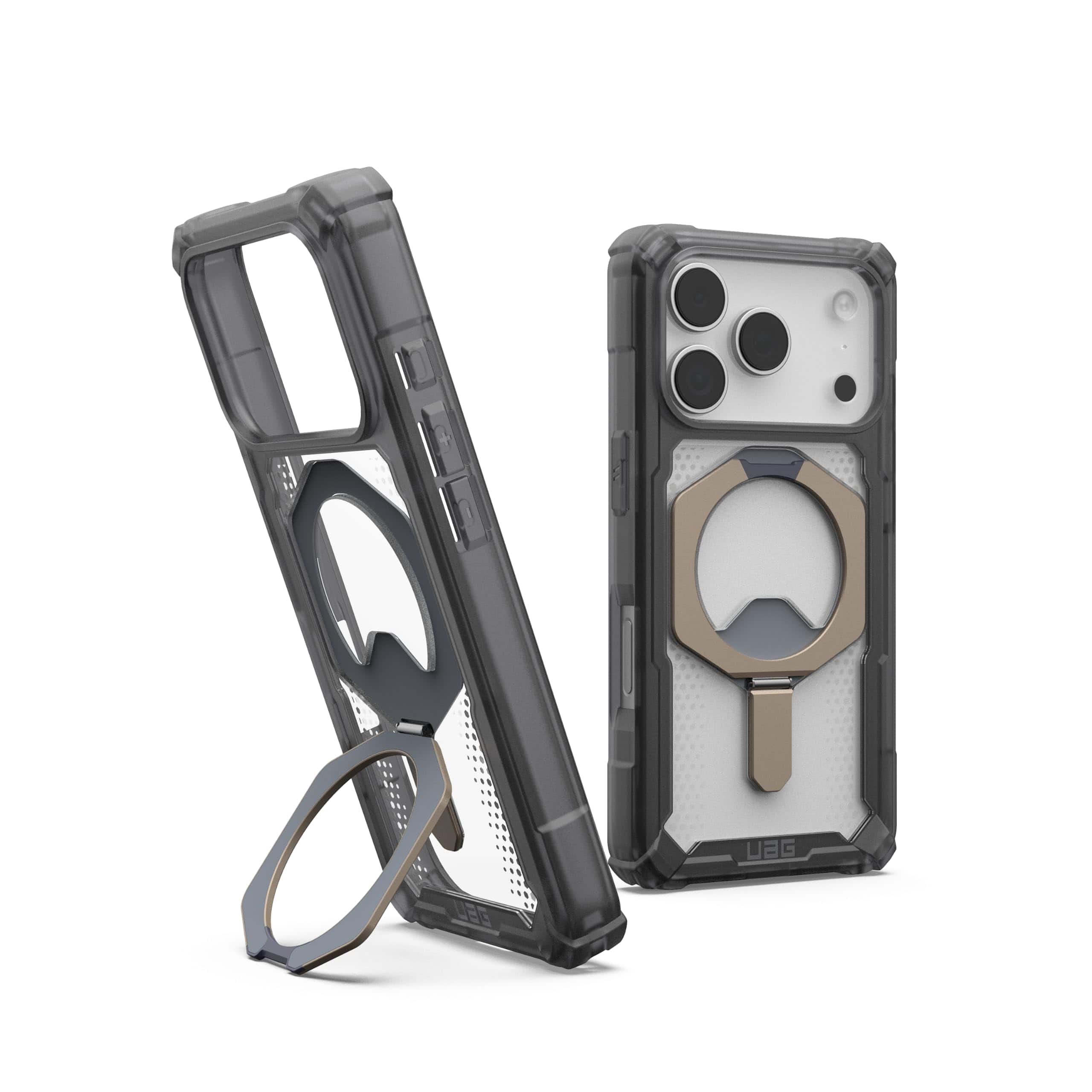 UAG - iPhone 17 Pro Case with MagSafe, Built-In Kickstand, Sculpted Corners, Rugged Protective Cover, Plasma XTE - Ash/Titanium price history on PriceWatchPro