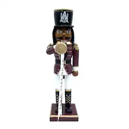 Santa's Workshop - Alabama A&M Bulldogs 14" Bugler Nutcracker - Red