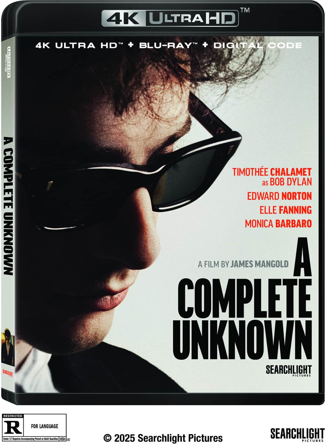 Front. A Complete Unknown   - 4K Blu-Ray.
