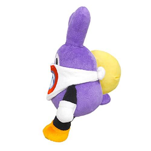 Alt View 1. Nintendo - Sanei Boeki Super Mario All Star Collection Nabbit Plush Toy, Size S, Height 9.1 Inches (23 cm).