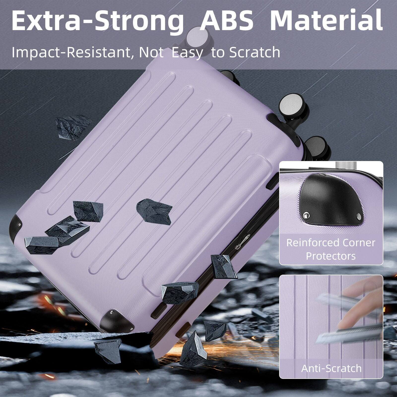 Extra-Strong ABS Material  
Impact-Resistant, Not Easy to Scratch  

Reinforced Corner Protectors  

Anti-Scratch