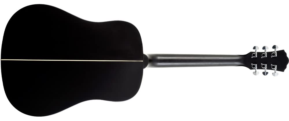 Alt View 8. Washburn - Washburn DFED Deep Forest Dreadnought Acoustic Guitar, Striped Ebony - Striped Ebony.