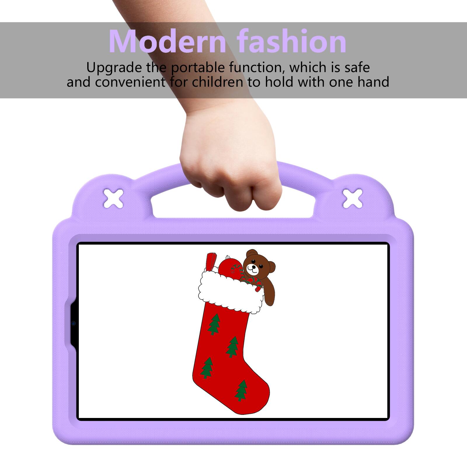 Modern fashion  
Upgrade the portable function, which is safe and convenient for children to hold with one hand.