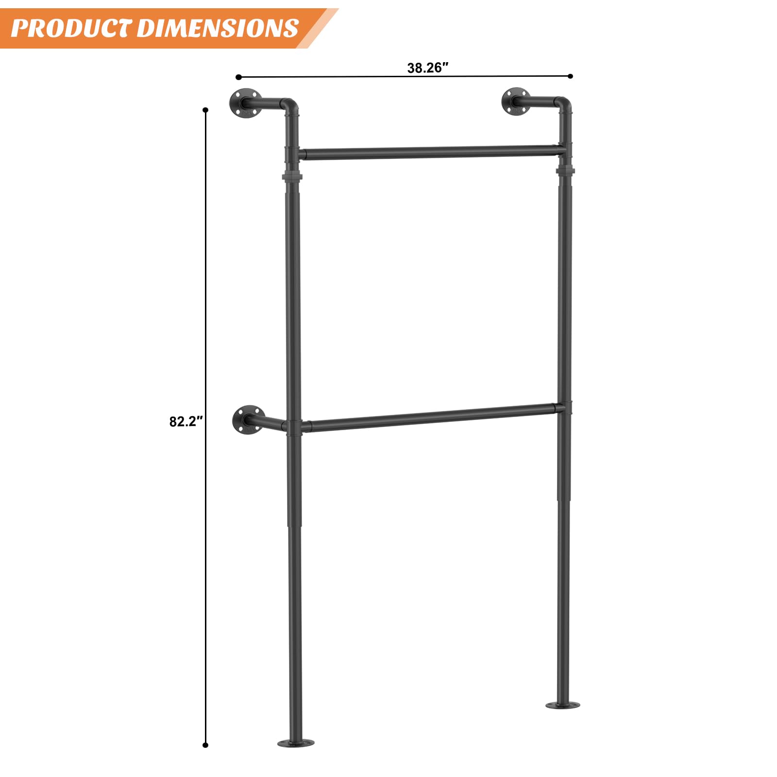 PRODUCT DIMENSIONS

38.26"  
82.2"