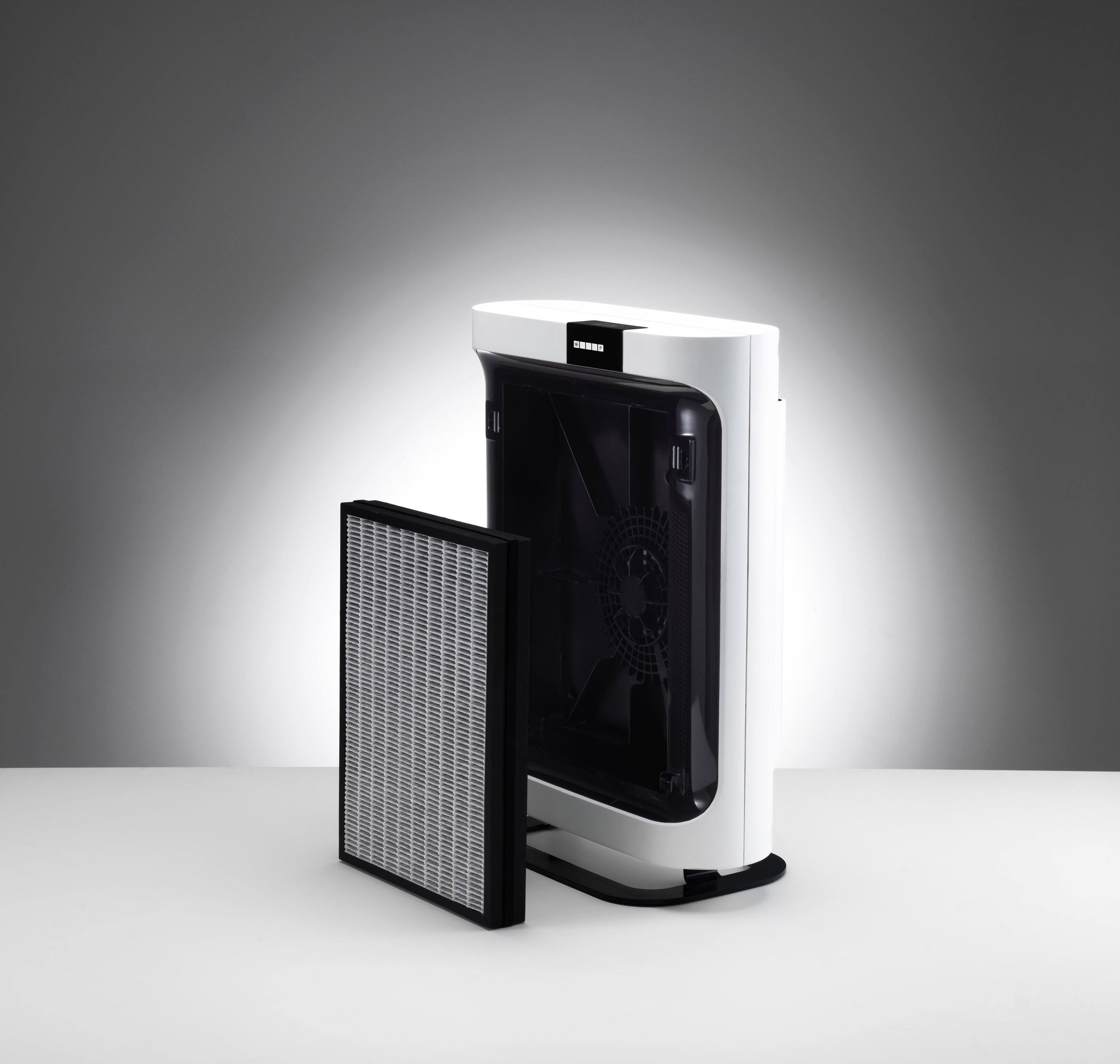 Alt View 13. Boneco - Air Purifier P400 with Hepa and Activated Carbon Filter - White.