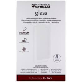 ZAGG - Invisible Shield (Glass) Tempered Glass Screen Protector for LG K20 - Clear