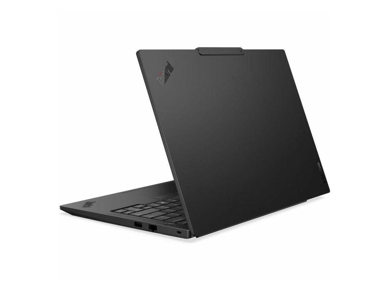 Angle. Lenovo - Lenovo ThinkPad E14 Gen 7 - 14" Touchscreen - Intel Core 5 - 16 GB - 512 GB SSD - Windows 11 Pro - Black.