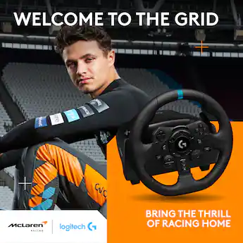 Logitech G923 Racing Wheel and Pedals for PS5, PS4 and Windows Logitech G923 Racing Wheel and Pedals for PS5, PS4 and Windows