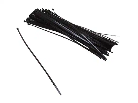 Front. Nippon Labs - Nippon Labs CT-12S-BK Nippon Labs 12" Standard Cable Ties Black Color 100pcs/Bag.
